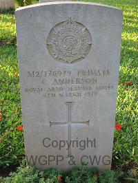 Dar Es Salaam War Cemetery - Anderson, Charles